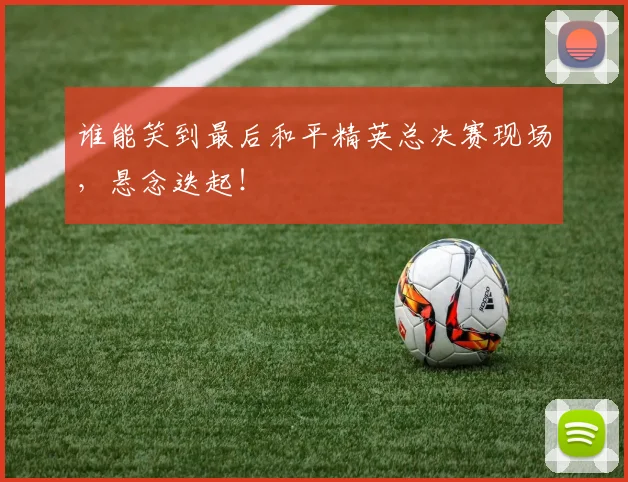 谁能笑到最后和平精英总决赛现场，悬念迭起！